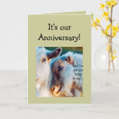 Carte Anniversaire des chèvres amusantes Épouse de dessi (Fleur jaune)