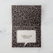 Carte Anniversaire des chips au chocolat (Intérieur)