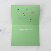 Carte Anniversaire des colibris (Intérieur)
