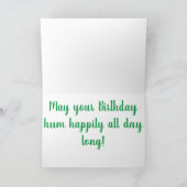 Carte Anniversaire des colibris (Intérieur)