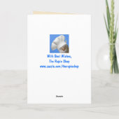 Carte Anniversaire des commérages de chèvre (Dos)