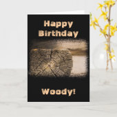 Carte Anniversaire des cours de Cabine (Fleur jaune)