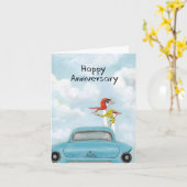 Carte Anniversaire des Divas de conduite (Fleur jaune)