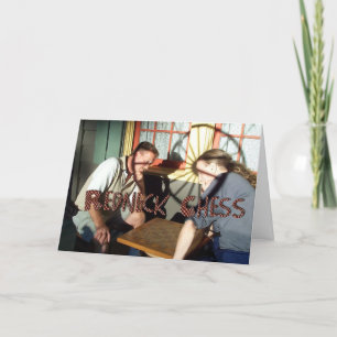 Carte Anniversaire des échecs Redneck