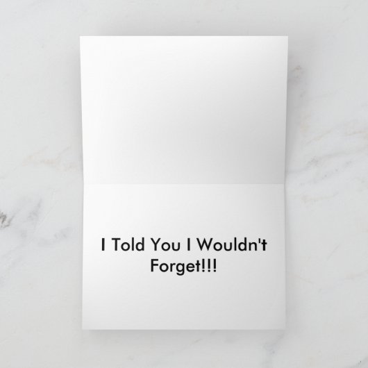 Carte Anniversaire des éléphants (Intérieur)