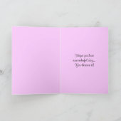 Carte Anniversaire des fleurs de Rhododendron (Intérieur)