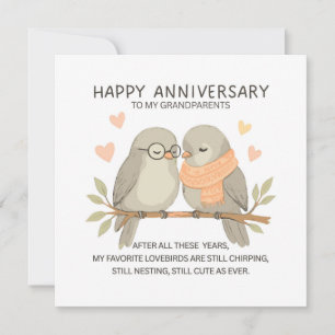 Carte Anniversaire des grands-parents