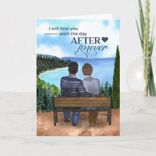 Carte Anniversaire des jeunes homosexuels interraciaux