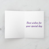 Carte Anniversaire des jonquilles Abstraites (Intérieur)