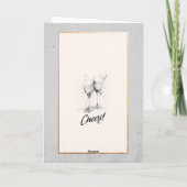 Carte Anniversaire des Lunettes de Champagne Aquar (Dos)