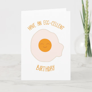 Carte Anniversaire des oeufs