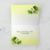 Carte Anniversaire des oiseaux noirs (Intérieur)