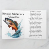 Carte Anniversaire Des Pères Avec Théâtre De Pêche (Intérieur)