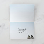 Carte Anniversaire des pingouins (Intérieur)