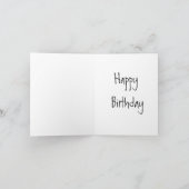 Carte Anniversaire des plumes (Intérieur)