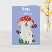 Carte Anniversaire des Pyrénées (Fleur jaune)