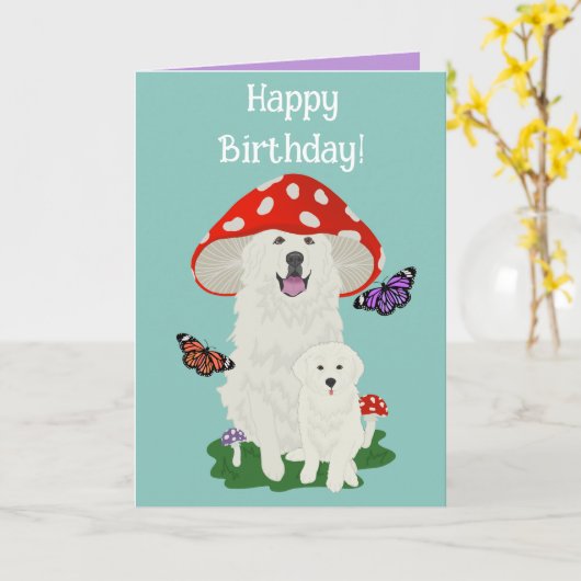 Carte Anniversaire des Pyrénées (Fleur jaune)