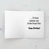 Carte Anniversaire des Zombies (Intérieur)