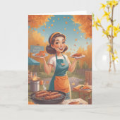 Carte Anniversaire d'été Sizzling (Fleur jaune)