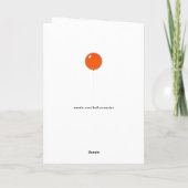 Carte Anniversaire d'Halloween drôle (Dos)