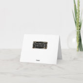 Carte Anniversaire d'imbéciles de tableau joyeux (Dos)