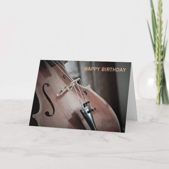 Carte Anniversaire D Instrument De Musique Classique De Zazzle Be