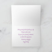 Carte Anniversaire d'Iris (Intérieur)