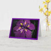 Carte Anniversaire d'Iris (Fleur jaune)