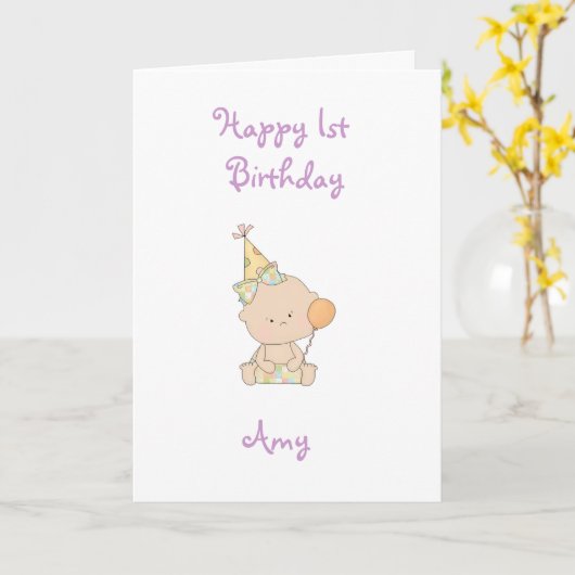 Carte Anniversaire d'IST (Fleur jaune)