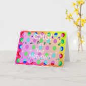 Carte Anniversaire d'OMG ! (Fleur jaune)