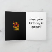 Carte Anniversaire d'or (Intérieur)