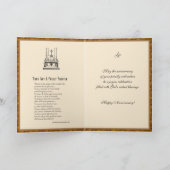 Carte Anniversaire d'ordination du prêtre (Intérieur)