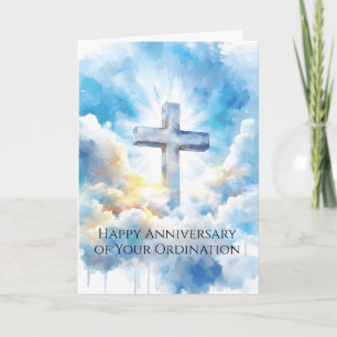 Carte Anniversaire d'ordination d'un prêtre catholique 5