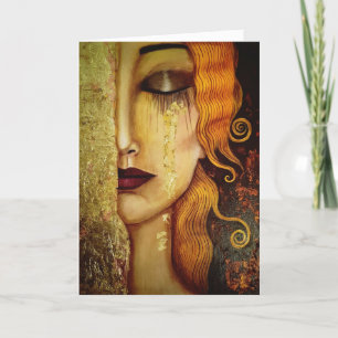 Carte Anniversaire Dorée