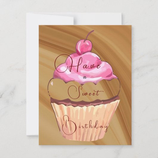 Carte Anniversaire doux (Devant)