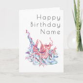 Carte Anniversaire Dragon Deco (Devant)