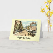 Carte Anniversaire - Drapery, Northampton (Fleur jaune)