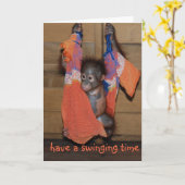 Carte Anniversaire drôle (Fleur jaune)