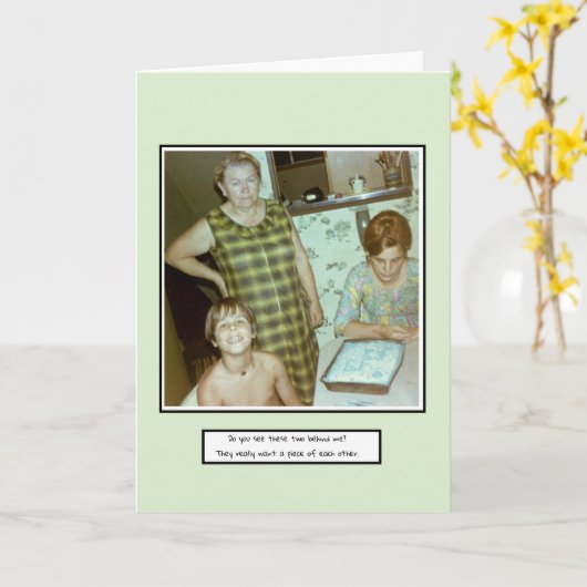 Carte Anniversaire drôle (Fleur jaune)