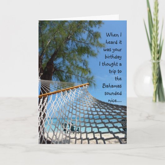 Carte Anniversaire drôle! (Devant)