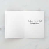 Carte Anniversaire drôle! (Intérieur)