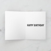 Carte Anniversaire drôle (Intérieur)