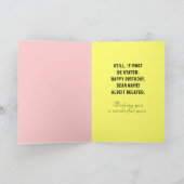 Carte Anniversaire drôle (Intérieur)