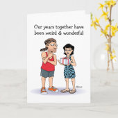 Carte Anniversaire drôle (Fleur jaune)