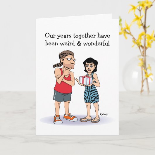 Carte Anniversaire drôle (Fleur jaune)