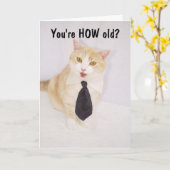 Carte Anniversaire drôle (Fleur jaune)