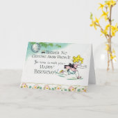 Carte Anniversaire drôle (Fleur jaune)