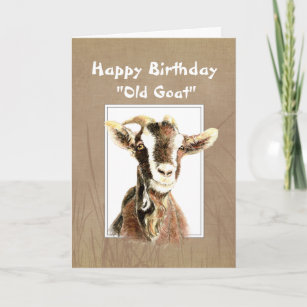 Cartes Chevre D Anniversaire Zazzle Be