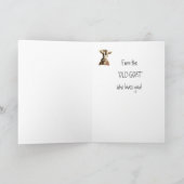 Carte Anniversaire drôle, de la vieille chèvre qui vous (Intérieur)