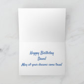 Carte Anniversaire drôle de l'anti-Donald Trump (Intérieur)